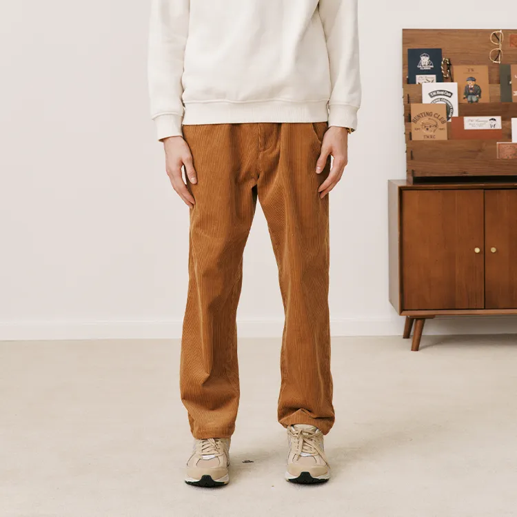 Teenie Weenie Men Casual Pants Unisex Earth Tone-2