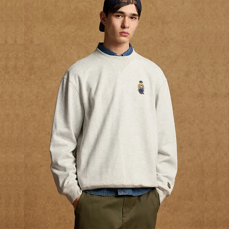 Teenie Weenie Men Sweatshirt Unisex Medium Gray-4
