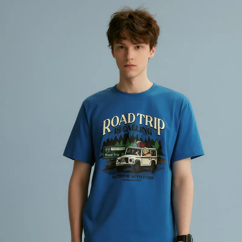 Teenie Weenie Men Camping 24SS T Shirt Summer Unisex-17