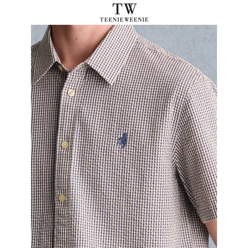 Teenie Weenie Men Shirts Unisex Blue-6