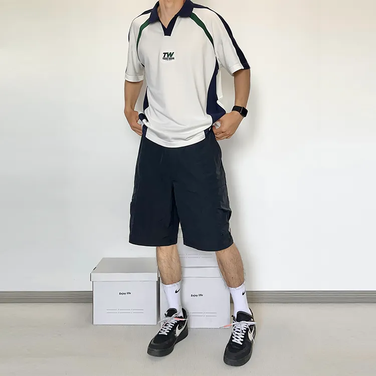 Teenie Weenie Men Camping 24SS Polo Shirt Summer Unisex-3