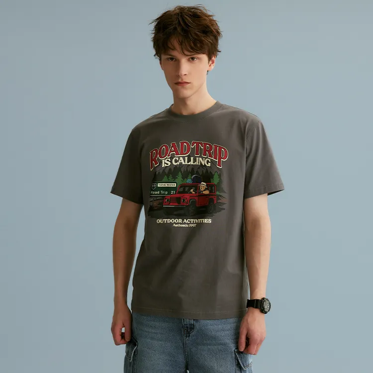 Teenie Weenie Men Camping 24SS T Shirt Summer Unisex-4