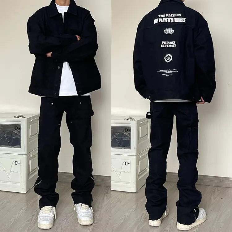 Teenie Weenie Men Denim Series Denim Jacket Unisex Black-4