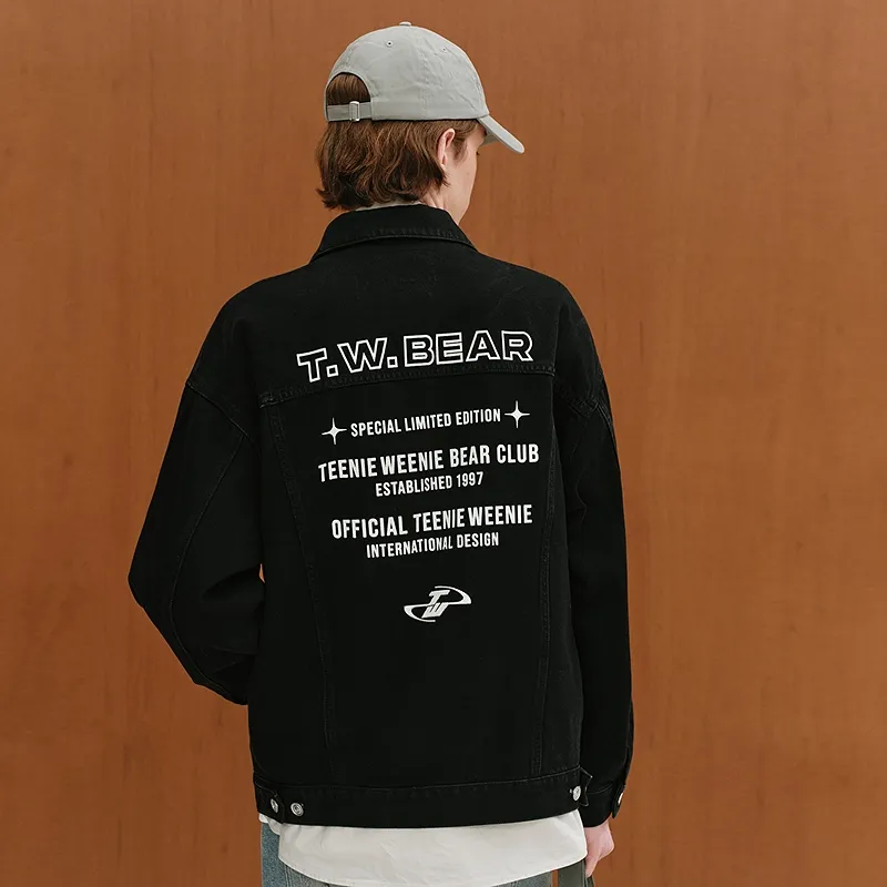 Teenie Weenie Men Jackets Coats Unisex Black-3