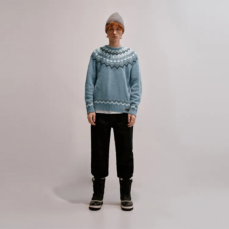 Teenie Weenie Men Sweater Unisex Blue-3