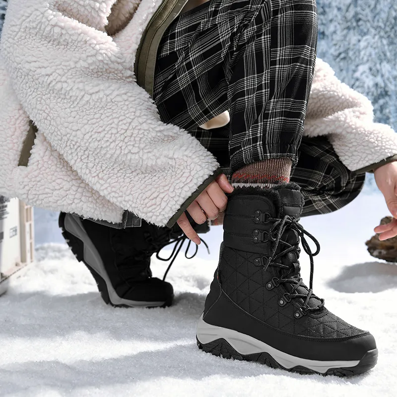 XIANGGUAN x RIFUGIO VO' Crew Snow Boots Unisex-13
