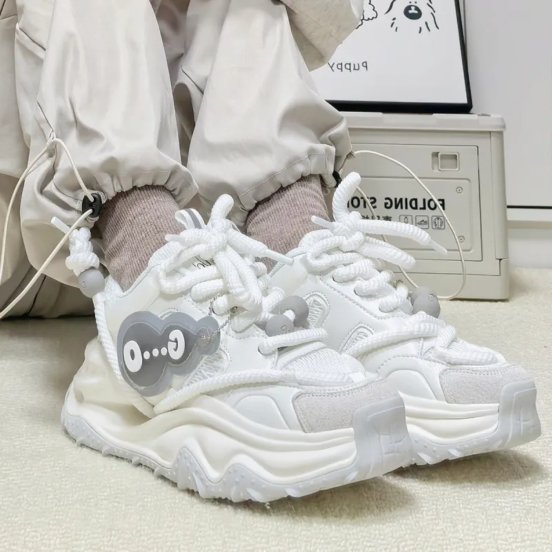 RIFUGIO VO' Anti Slip And Wear Resistant Height Increasing Low Top Chunky Sneakers Unisex-6