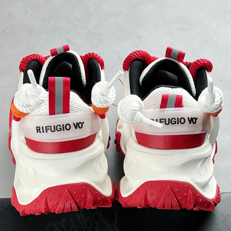 RIFUGIO VO' Anti Slip And Wear Resistant Height Increasing Low Top Chunky Sneakers Unisex-13