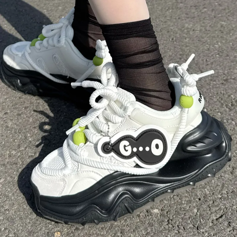 RIFUGIO VO' Anti Slip And Wear Resistant Height Increasing Low Top Chunky Sneakers Unisex-19