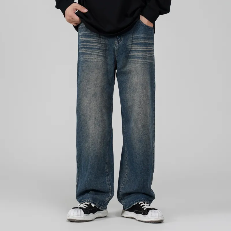 THINGYLAB Jeans Unisex Vintage Blue-2