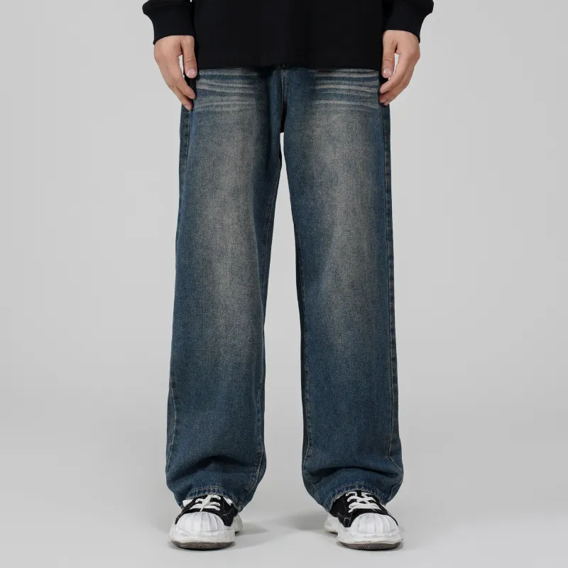 THINGYLAB Jeans Unisex Vintage Blue-3