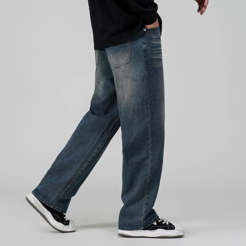 THINGYLAB Jeans Unisex Vintage Blue-9