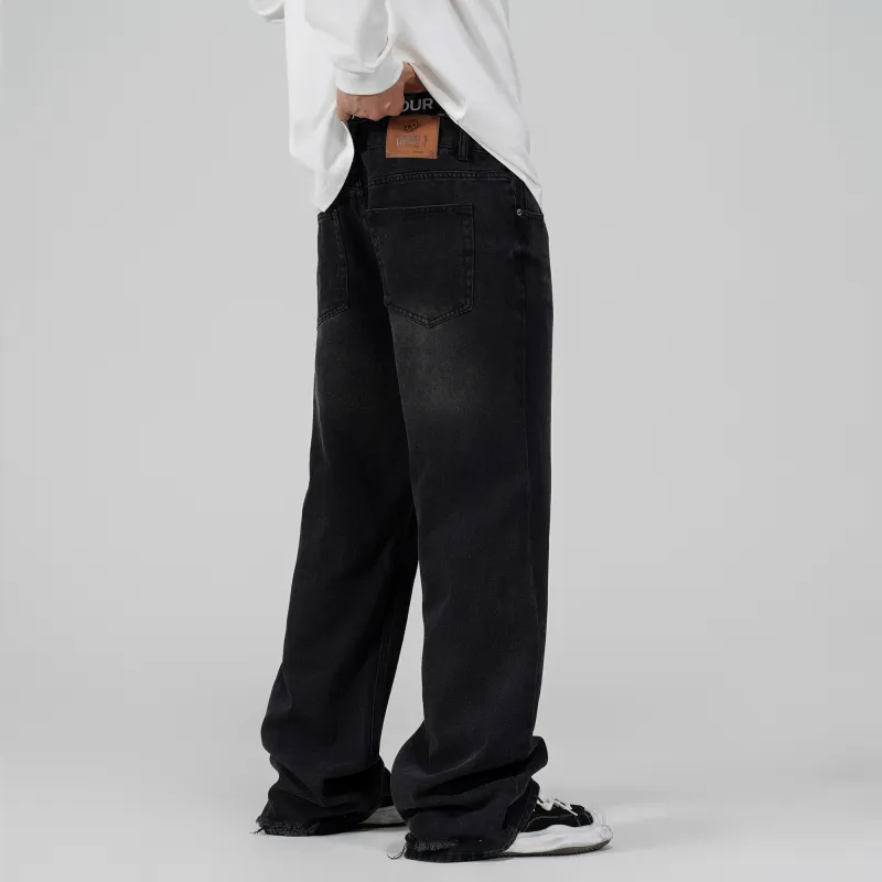 THINGYLAB Jeans Unisex Black Gray-5