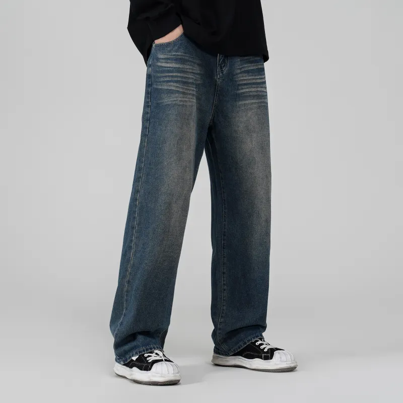 THINGYLAB Jeans Unisex Vintage Blue-7