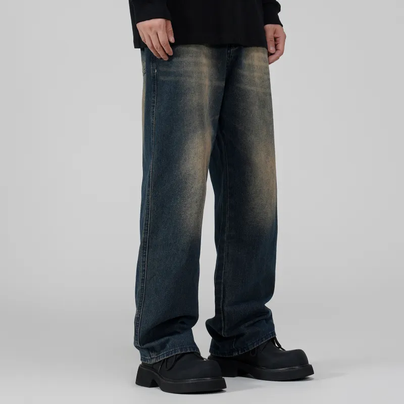 THINGYLAB Jeans Unisex Vintage Blue-6