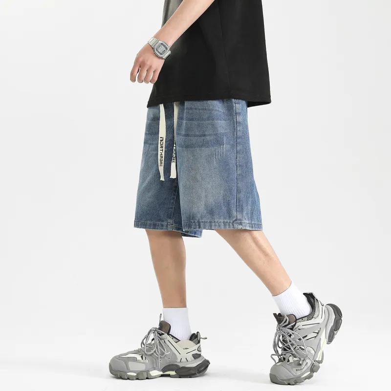 NORTHMORE Denim Shorts Unisex Blue-4