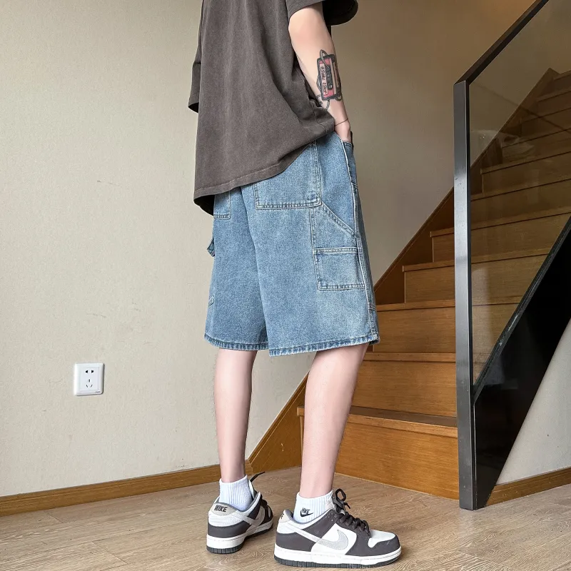 Teddy Bear Collection Denim Shorts Unisex-9