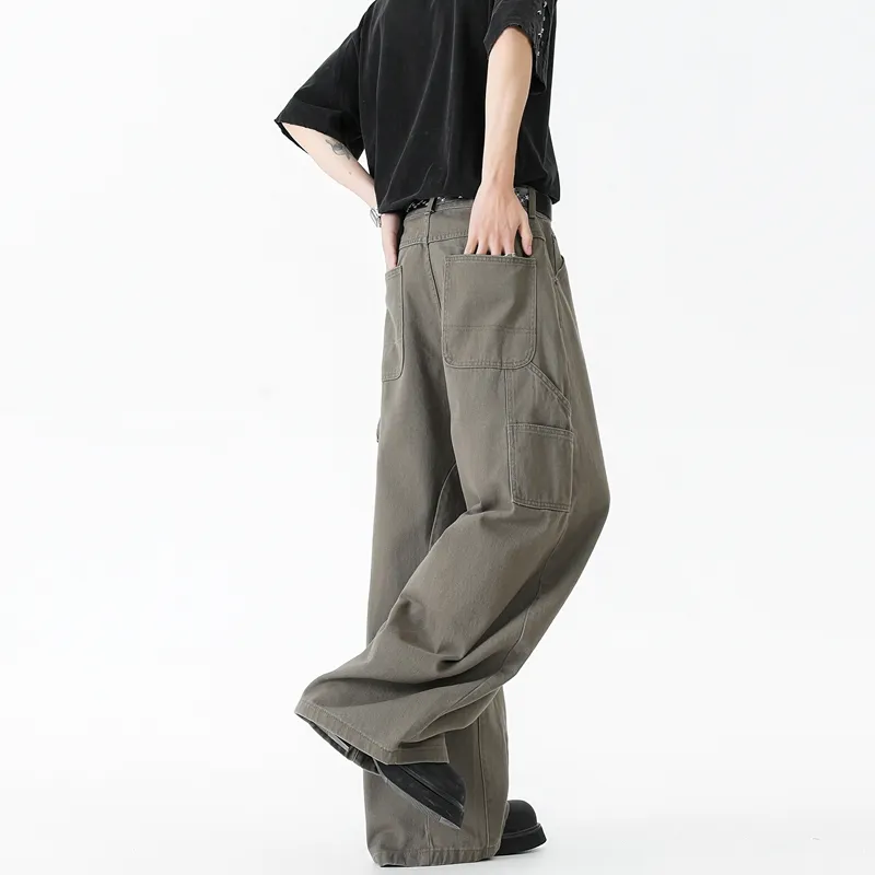 Teddy Bear Collection Jeans Unisex Coffee-7