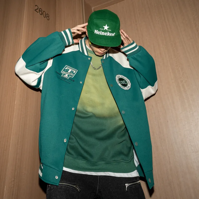 Teddy Bear Collection TEDDY College Series Baseball Jacket Coat Unisex-14