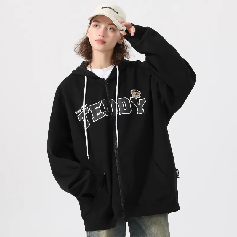 Teddy Bear Collection Sweatshirt Jacket Unisex-3