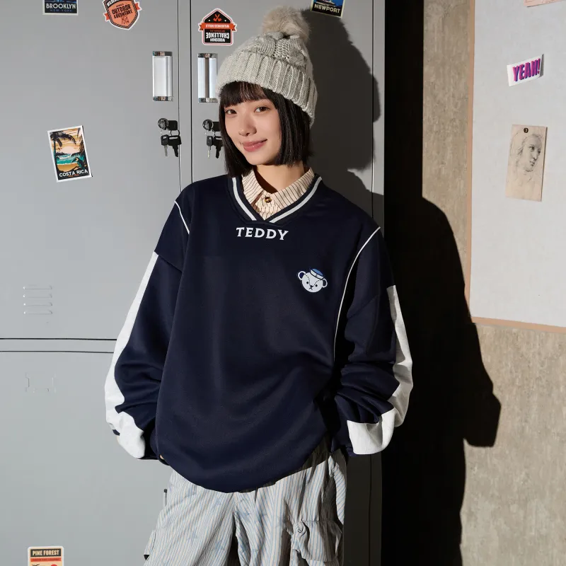 Teddy Bear Collection Sailor Teddy Series Sweatshirt Unisex-3