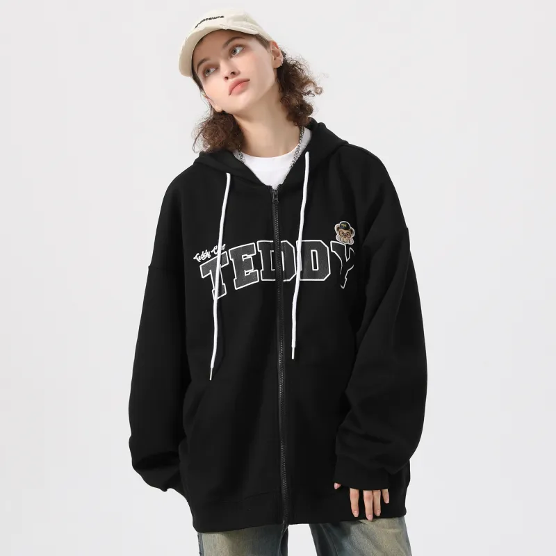 Teddy Bear Collection Sweatshirt Jacket Unisex-4