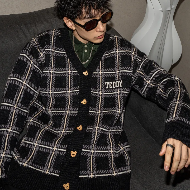 Teddy Bear Collection Sweater Unisex Black-5