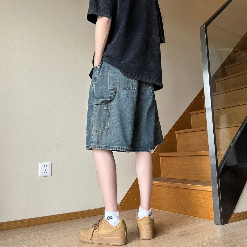 Teddy Bear Collection Denim Shorts Unisex-15