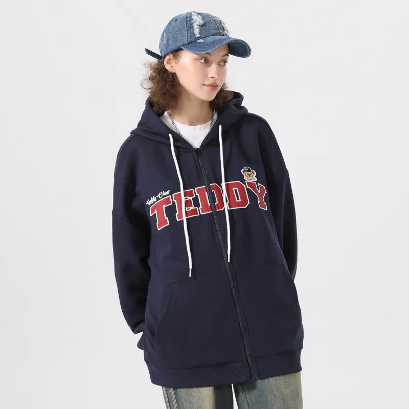 Teddy Bear Collection Sweatshirt Jacket Unisex-19