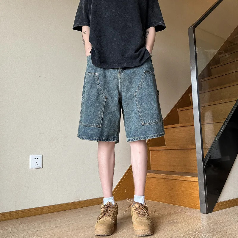 Teddy Bear Collection Denim Shorts Unisex-13