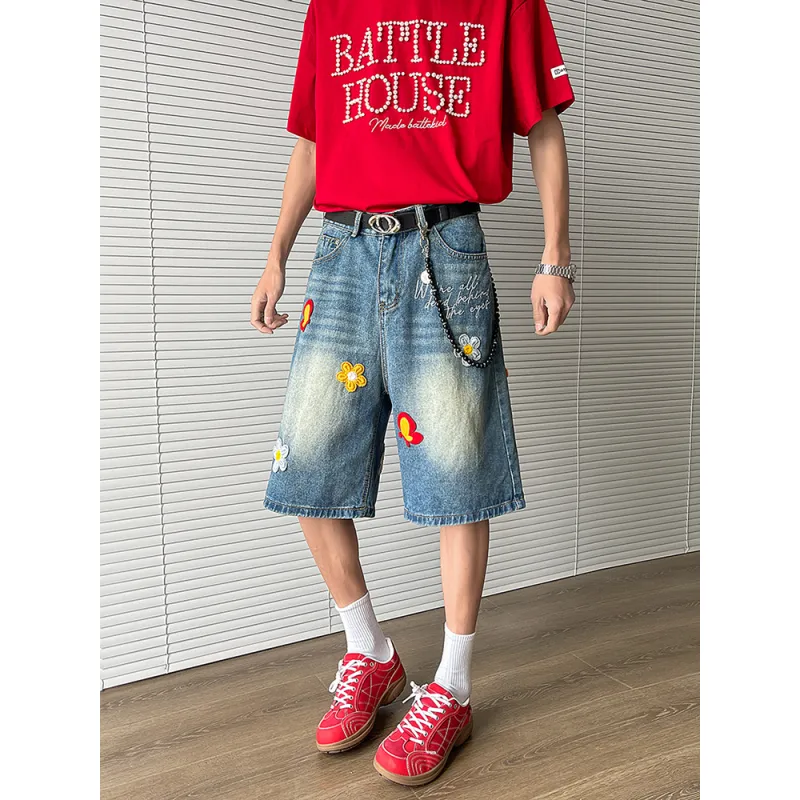 Teddy Bear Collection TBC DAISY Series Denim Shorts Unisex-10