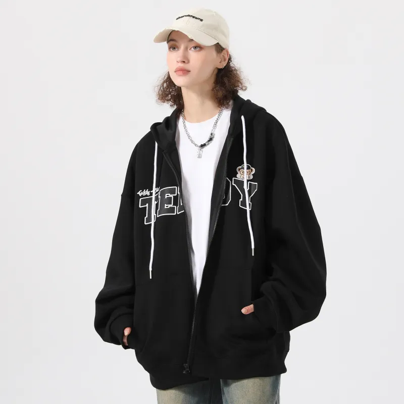 Teddy Bear Collection Sweatshirt Jacket Unisex-2