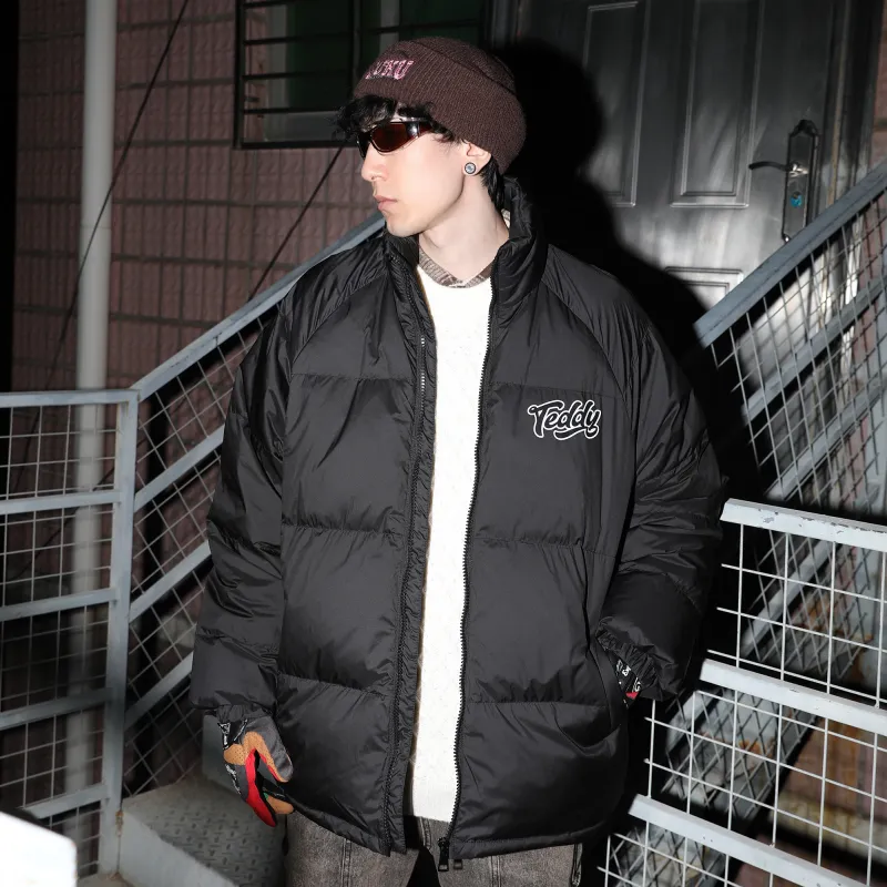 Teddy Bear Collection Down Jacket Unisex Black-6