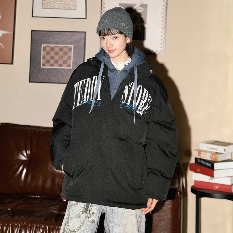 Teddy Bear Collection Puffer Jacket Coat Unisex-2