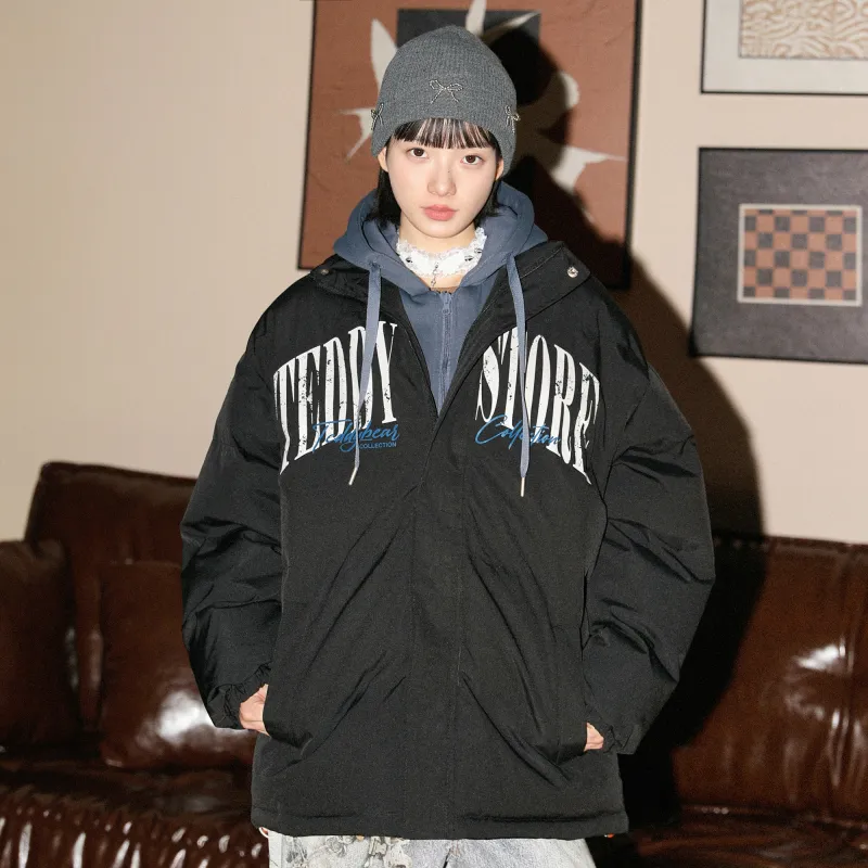 Teddy Bear Collection Puffer Jacket Coat Unisex-5