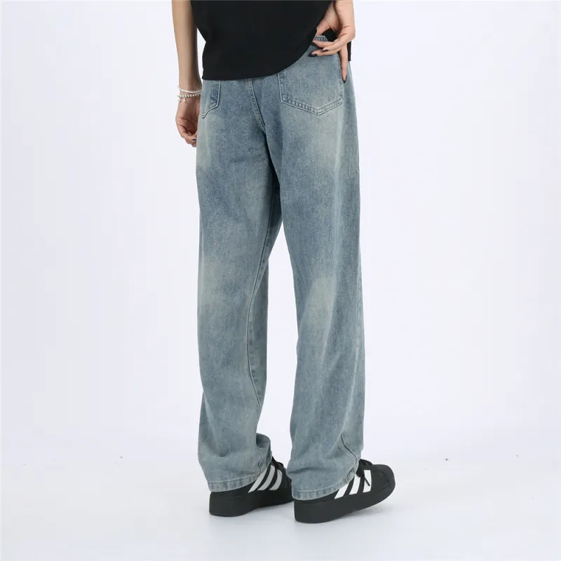 Gwola Loose Fit Straight Fit Jeans Unisex-6