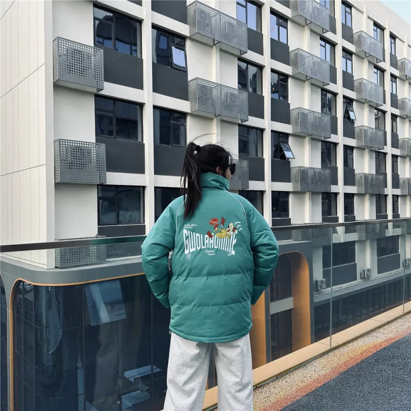 Gwola Puffer Jacket Unisex Green-5