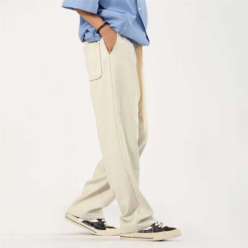 Gwola Casual Pants Unisex Apricot-4