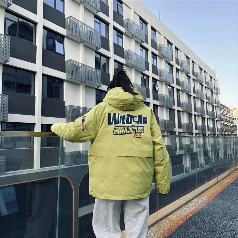 Gwola Puffer Jacket Unisex Neon Yellow-5