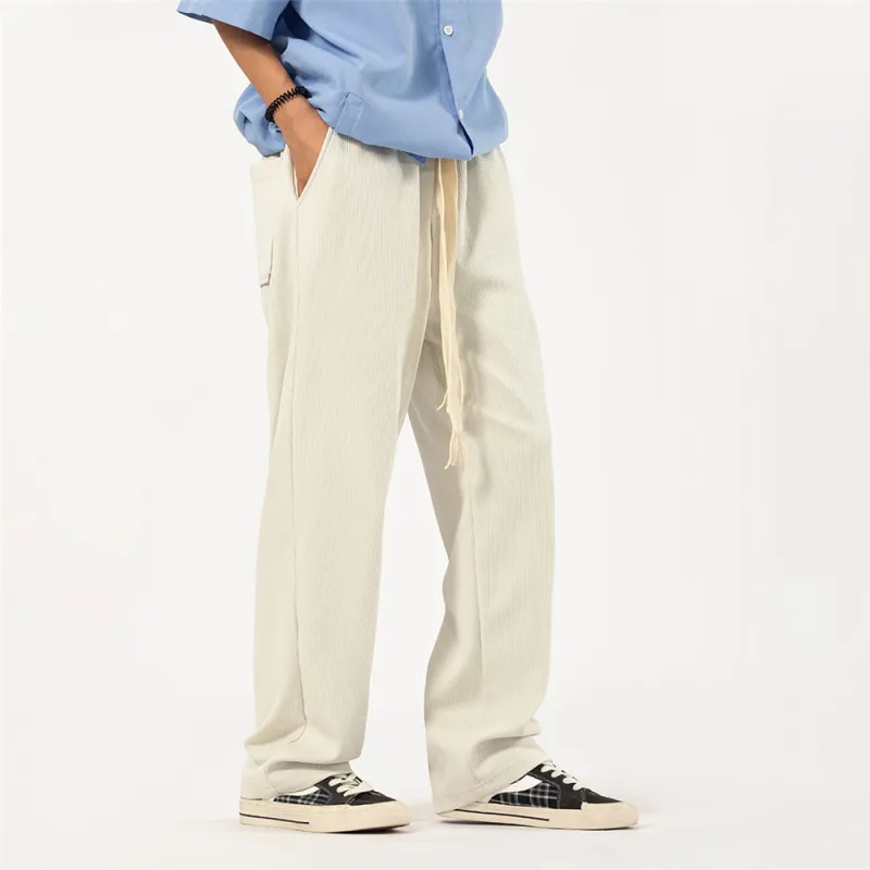 Gwola Casual Pants Unisex Apricot-6