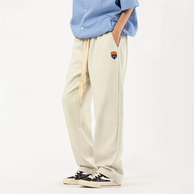 Gwola Casual Pants Unisex Apricot-2