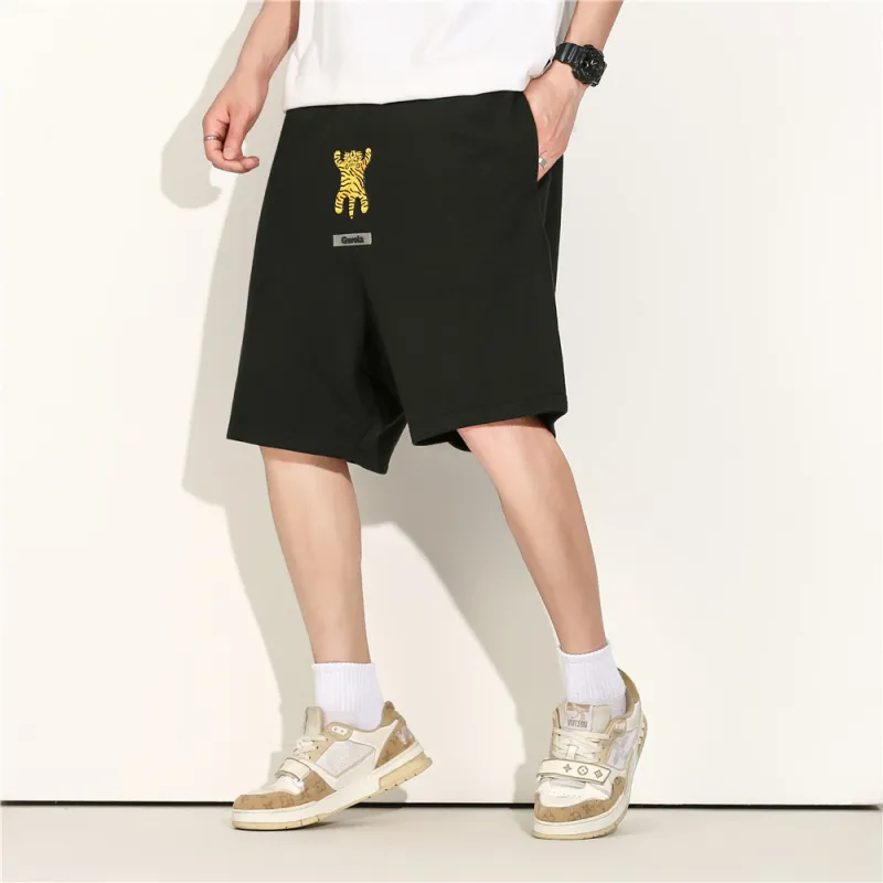 Gwola Casual Shorts Unisex Black-4