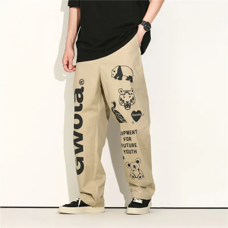 Gwola Cargo Pants Unisex Khaki-2