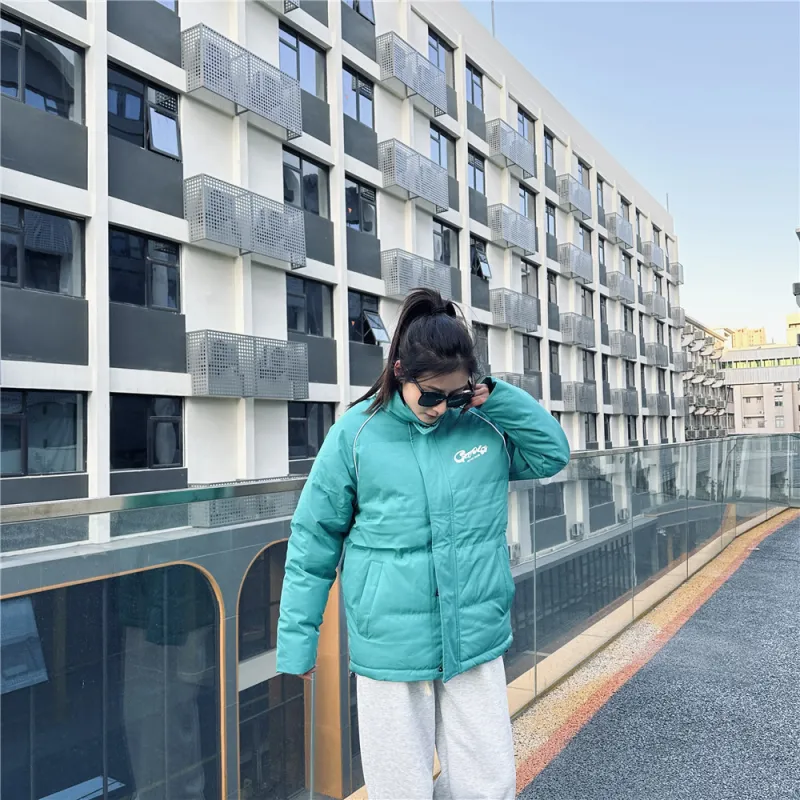 Gwola Puffer Jacket Unisex Green-3
