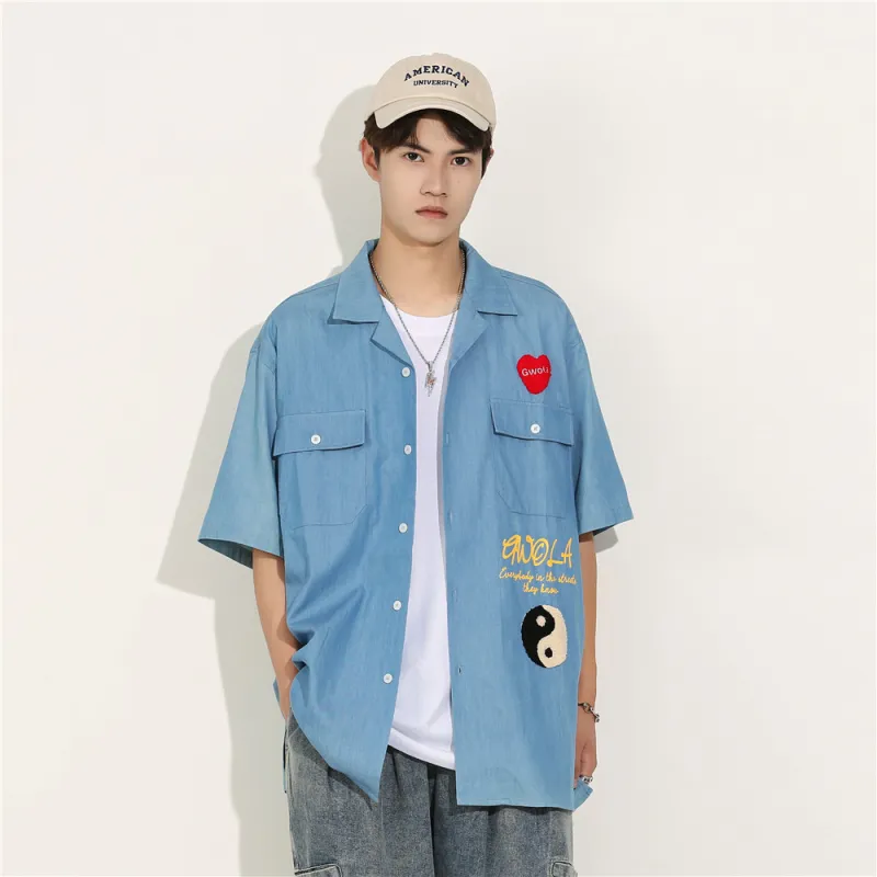 Gwola Shirts Unisex Light Blue-2