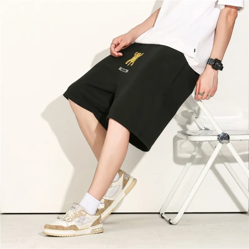 Gwola Casual Shorts Unisex Black-6