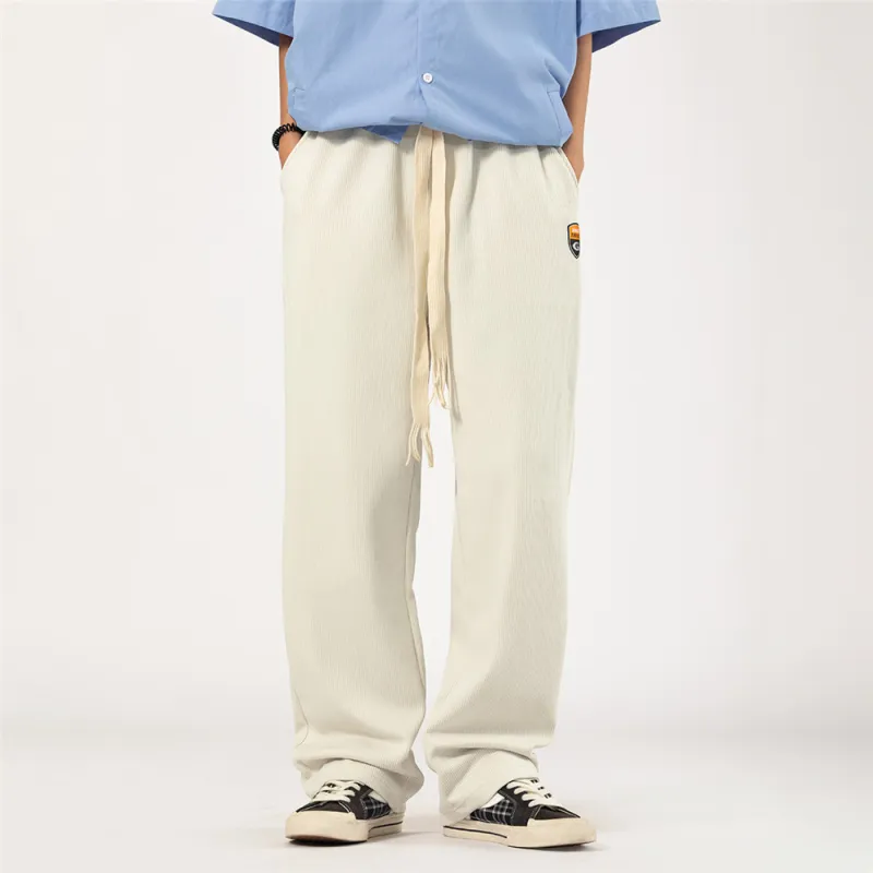 Gwola Casual Pants Unisex Apricot-3