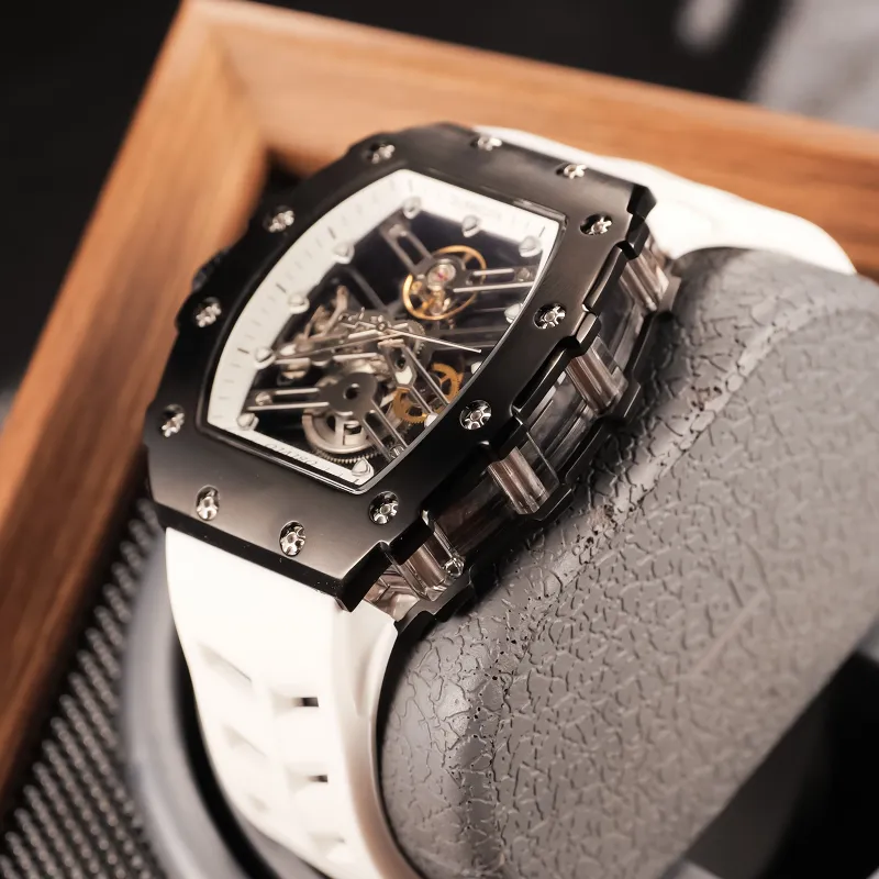 OBLVLO Mechanical Movement Watch Men's Watches Cut-Out Dial-13