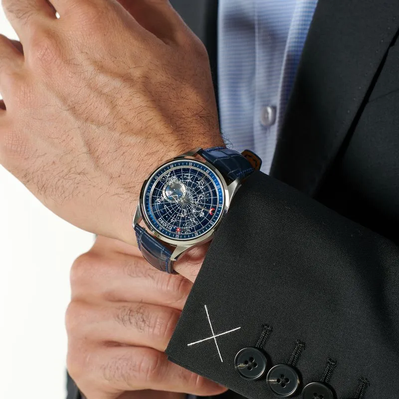 OBLVLO Automatic Mechanical Movement Watch Men's Watches Black Dial-3