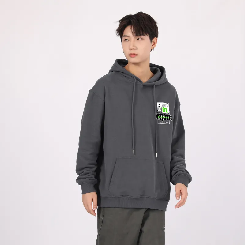 FAIRWHALE Pullover Drop Shoulder Hoodie Unisex-8
